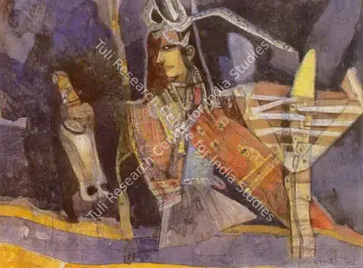 Ganesh Pyne (Artist), Untitled, 1962, Painting