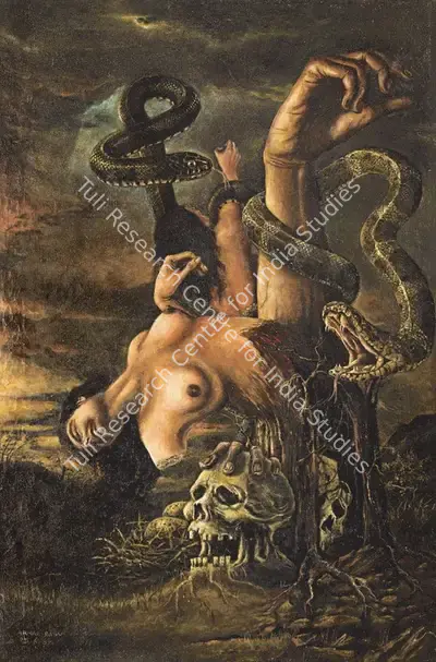 Arnab Basu (Artist), Untitled, 1989, Painting