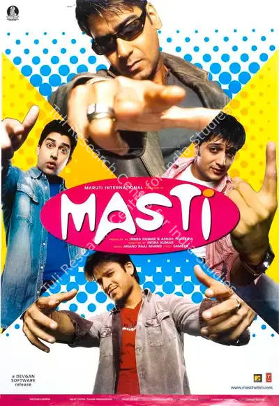 Inder Kumar (Producer), Masti, 2004, Full Sheet Poster