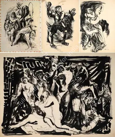 Sajal Roy (Artist), Various, 1976, Drawing