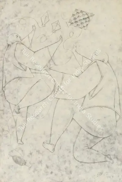 Satish Gujral (Artist), Untitled, 2001, Painting