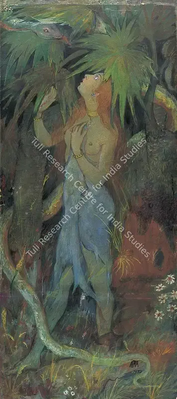 K.H. Ara (Artist), Woman and Desire, 1933, Painting