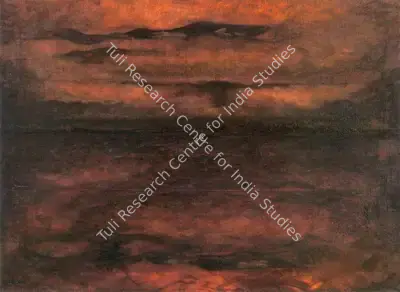 Jehangir Sabavala (Artist), Plum Darkness, 1965, Painting