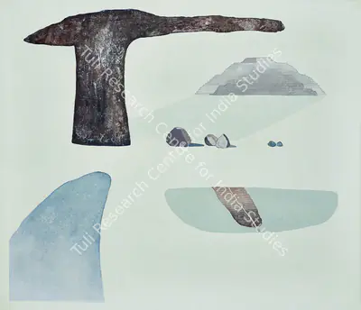 Barwe, Prabhakar (Artist). The Tree, 1985 | Painting, AG.Onl/28.12.22, 2022 · Asta Guru