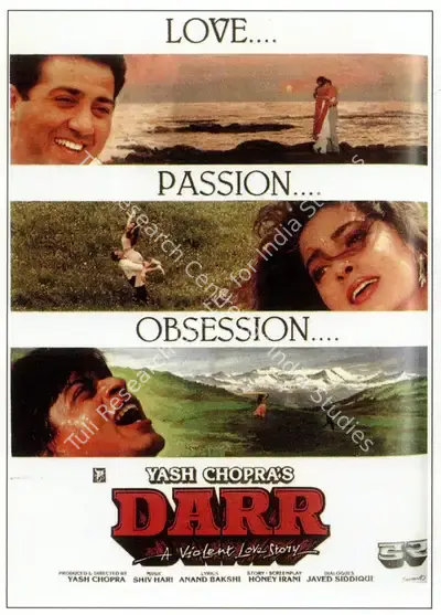 Yash Chopra (Producer), Darr, 1993, Poster