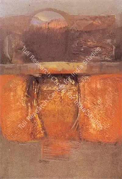 Gopal S. Adivrekar (Artist), Memory of the Past, 1981, Painting