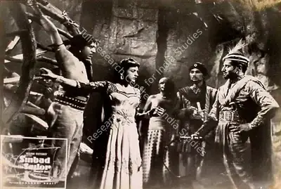 Nanabhai Bhatt (Director), Sinbad Jahaaji, 1952, Lobby Card