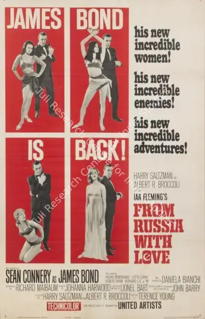 Harry Saltzman (Producer), From Russia With Love, 1963, Poster