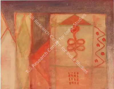 J. Swaminathan (Artist), The Sign of the Houses, 1964, Painting