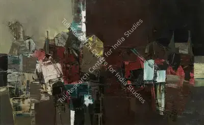 Shanti Dave (Artist), Untitled, 1958, Painting
