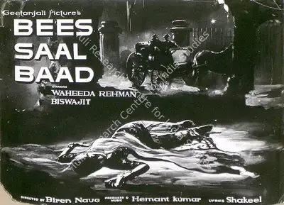 Marshal Braganza (Cinematographer), Bees Saal Baad, 1962, Lobby Card