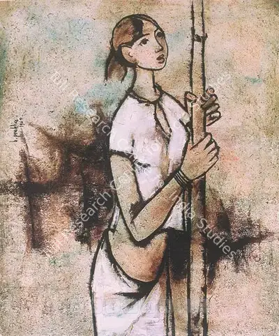 B. Prabha (Artist), Untitled, 1964, Painting