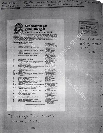 Welcome to Edinburgh, 1969, Newspaper Clipping