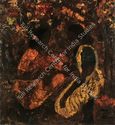 N.S. Bendre (Artist), Untitled, 1945, Painting