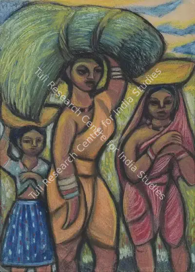 Chittaprosad (Artist), Untitled, 1957, Painting