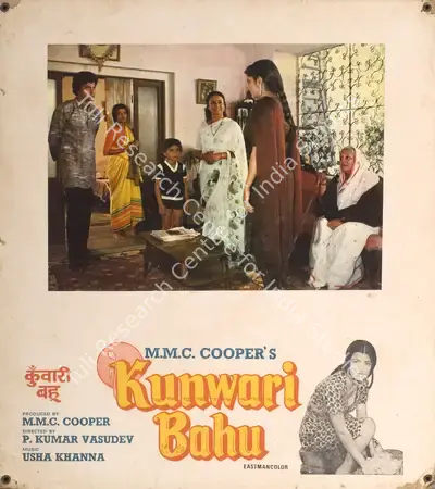 M. M. C. Cooper (Producer), Kunwari Bahu, 1984, Photographic Still Mounted on Lobby Card