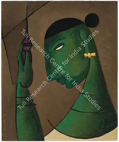 Biren De (Artist), Untitled, 1956, Painting