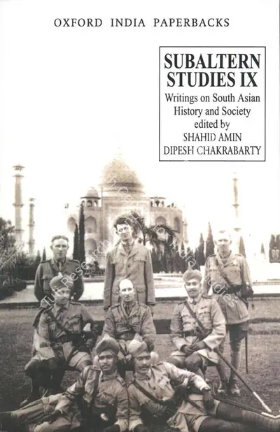 Shahid Amin (Editor), Subaltern Studies IX, 1996, Edited Book