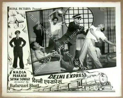 Balwant Bhatt (Director), Delhi Express, 1949, Lobby Card