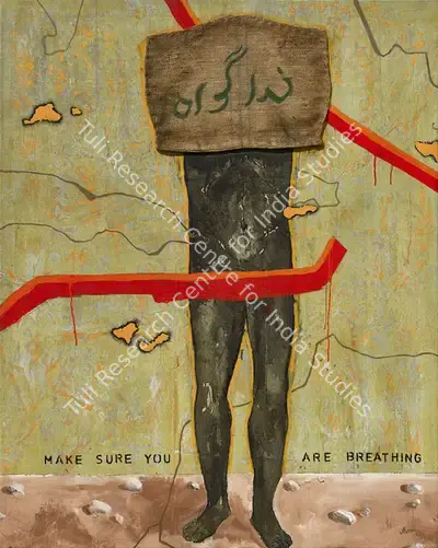 G.R. Iranna (Artist), Make sure you are breathing, 2006, Painting