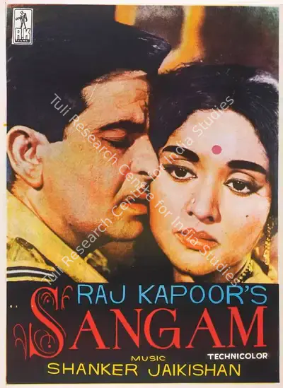 Raj Kapoor (Producer), Sangam, 1964, Full Sheet Poster