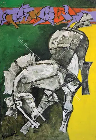 M.F. Husain (Artist), Untitled, 1979, Painting