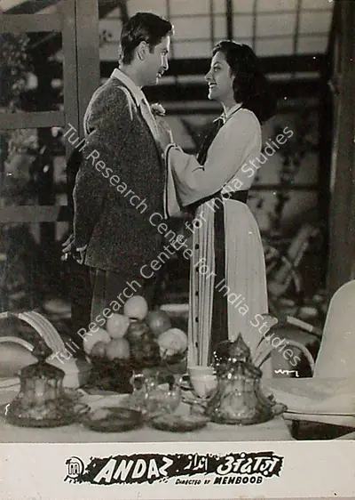 Faredoon A. Irani (Cinematographer), Andaz, 1949, Lobby Card