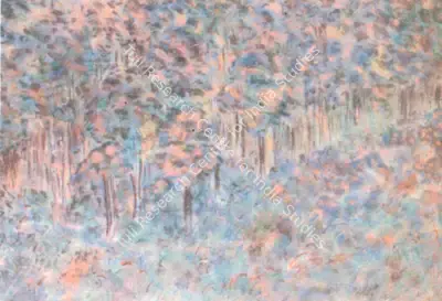 Abanindranath Tagore (Artist), Trees, Painting