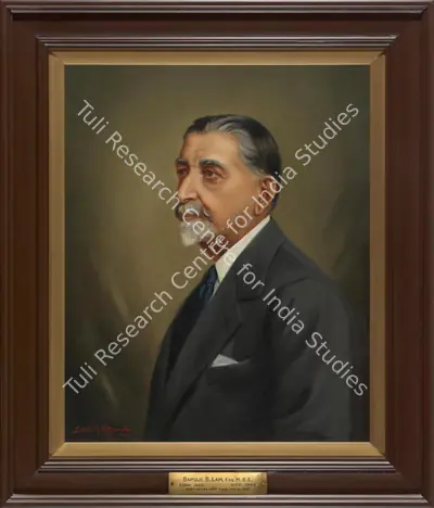 Sorab M. Pithawalla (Artist), Bapuji B. Lam. Esq., M.B.E. (1866-1946), 1947, Painting