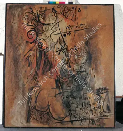 V. Viswanadhan (Artist), Woman, 1965, Painting