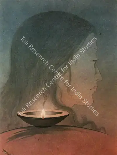 Jagdish Gupta (Artist), Deepshrinkhla Series, 1948, Painting