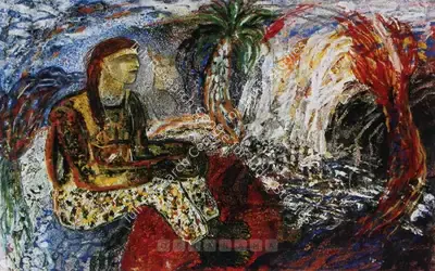 Jayashree Chakravarty (Artist), Untitled, 1988, Painting