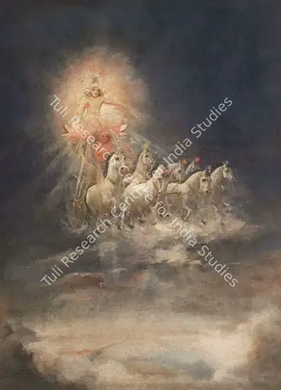 A.H. Muller (Artist), Surya, 1930, Painting