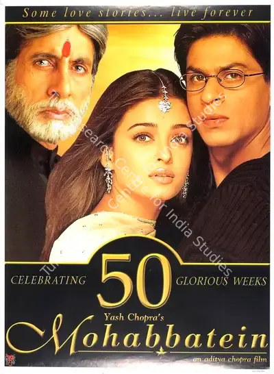 Chopra, Yash (Producer), Mohabbatein, 2000 | Full Sheet Poster | CinemaEducation | 00768920