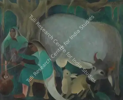A.A. Raiba (Artist), Untitled, Painting