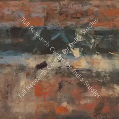 K.M. Adimoolam (Artist), Terra Incognita, 2004, Painting