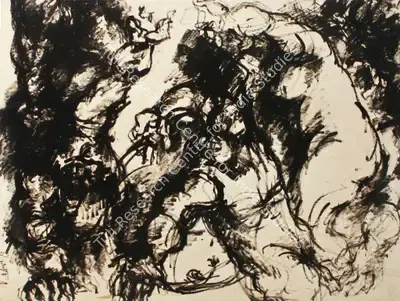 Nikhil Biswas (Artist), Combat, Drawing
