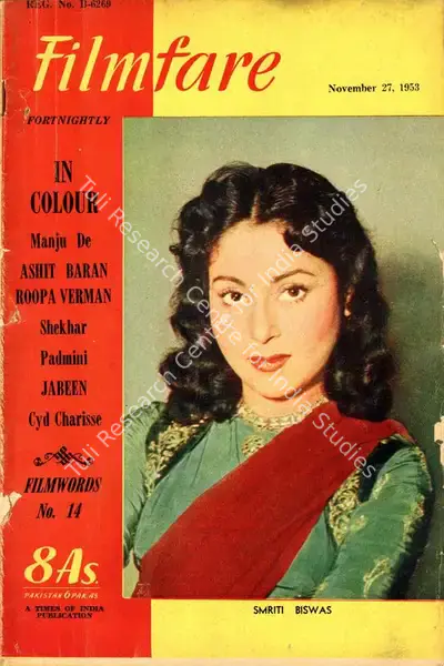 J.C. Jain (Editor), Filmfare, 1953, Magazine
