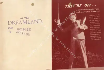 Alfred E. Green (Director), King of the Turf, 1939, Handbill