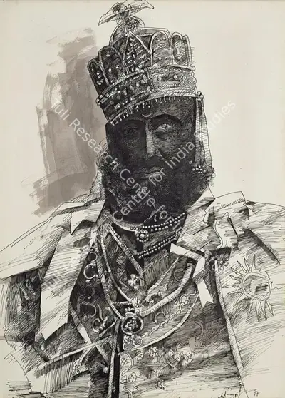 K.M. Adimoolam (Artist), Untitled, 1997, Painting