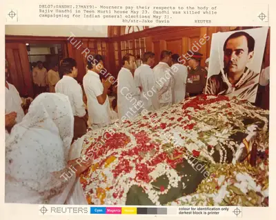 Jake Gavin (Photographer), Del07: Gandhi, 23May91, 1991, Contemporary Photograph
