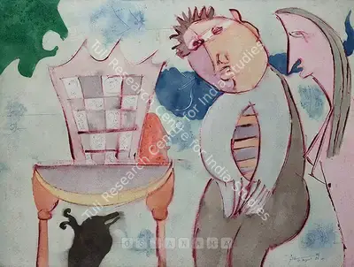 Babu Xavier (Artist), Untitled, 1989, Painting
