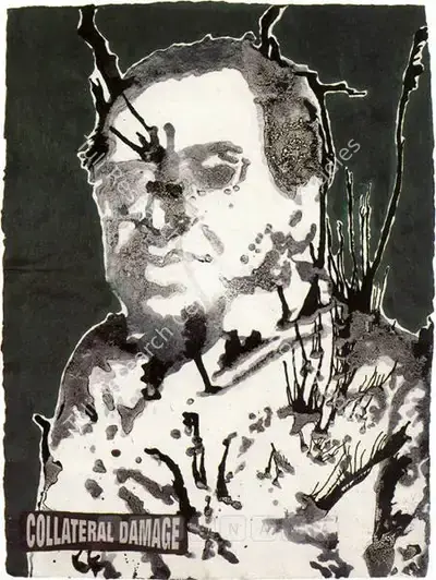Jitish Kallat (Artist), Collateral Damage, 2003, Painting