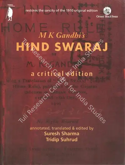 Suresh Sharma (Editor), M. K. Gandhi's Hind Swaraj, 2019, Edited Book
