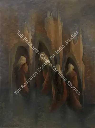 Sabavala, Jehangir (Artist). Vespers I. Oil on canvas, 1968 | Painting | FineArts | 00900049