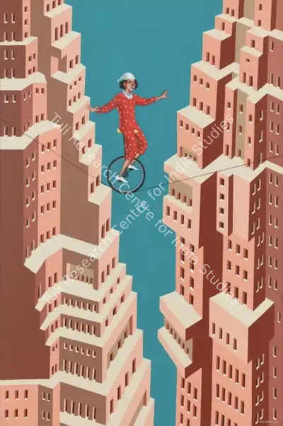 Gigi Scaria (Artist), On the Edge, 2020, Painting