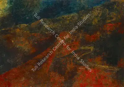 Akbar Padamsee (Artist), Landscape, 1963, Painting