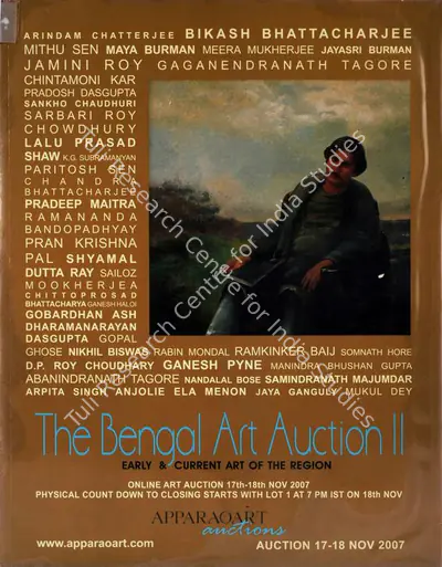 Apparao Art (Auction House). Bengal Art Auction II - Early and Current Art of the Region. 18 November 2007, Online | Auction Catalogue | EconomicsArt | 00861975