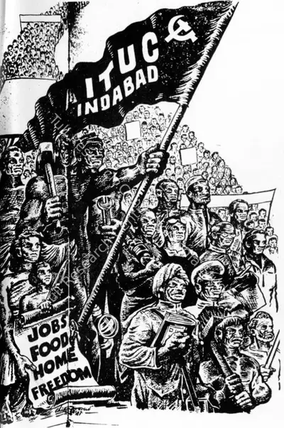 Chittaprosad (Artist), India in Revolt, Painting