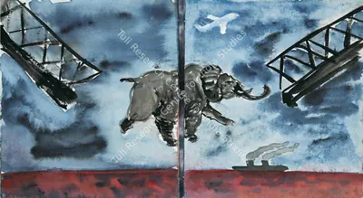 Fiona Hall (Artist), The Water Book, 1997, Painting